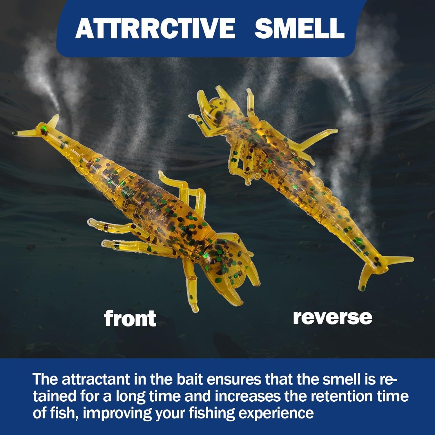 BTI-05D-RC077 Water Bug Soft Plastic Fishing Lures