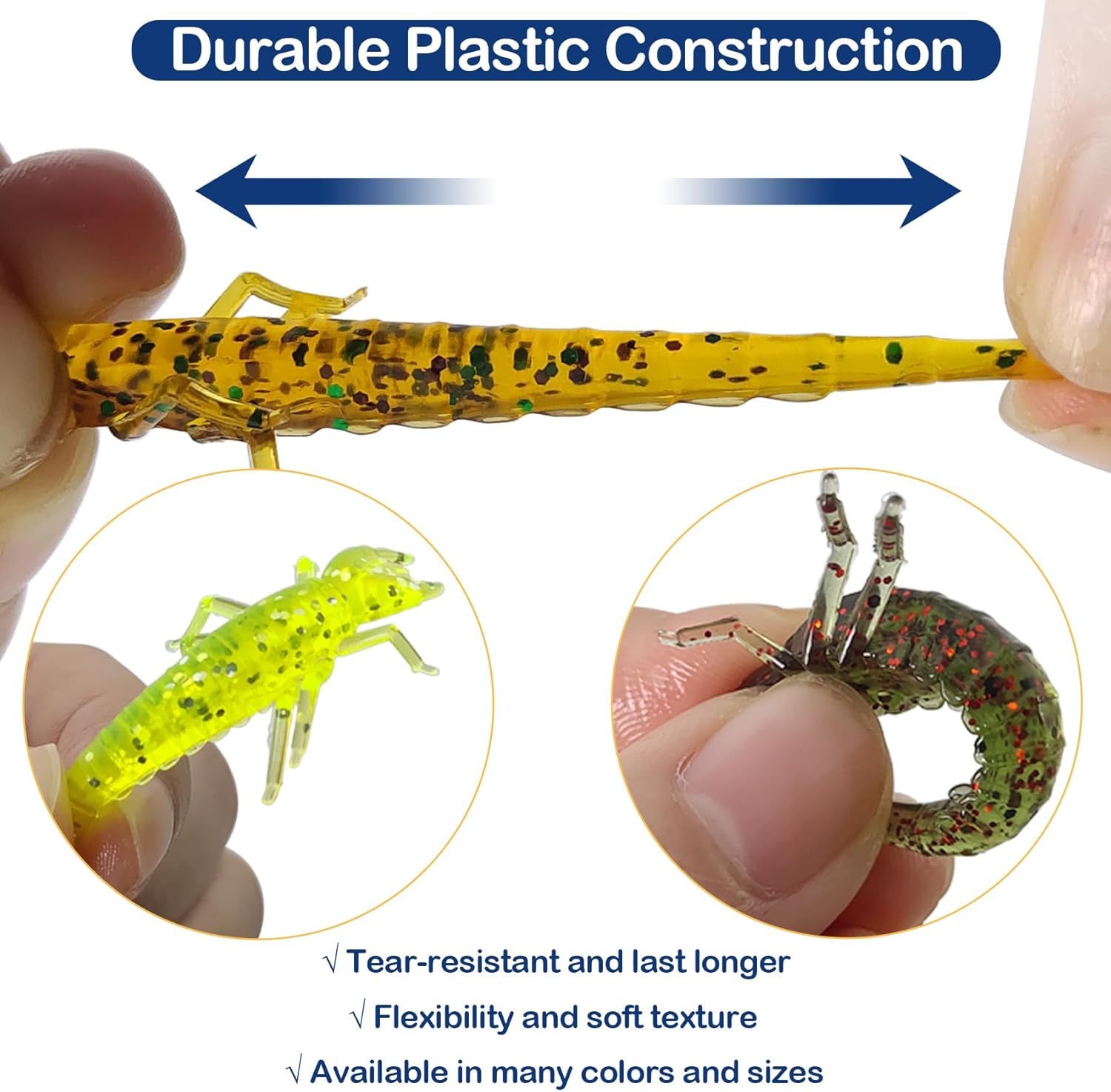 BTI-05D-RC077 Water Bug Soft Plastic Fishing Lures