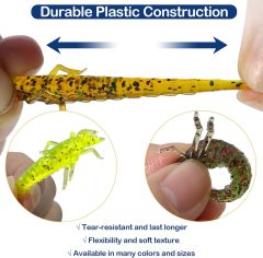BTI-05D-RC077 Water Bug Soft Plastic Fishing Lures