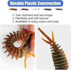 BTI-05D-RC076 Dragonfly Larva Soft Plastic Fishing Lures