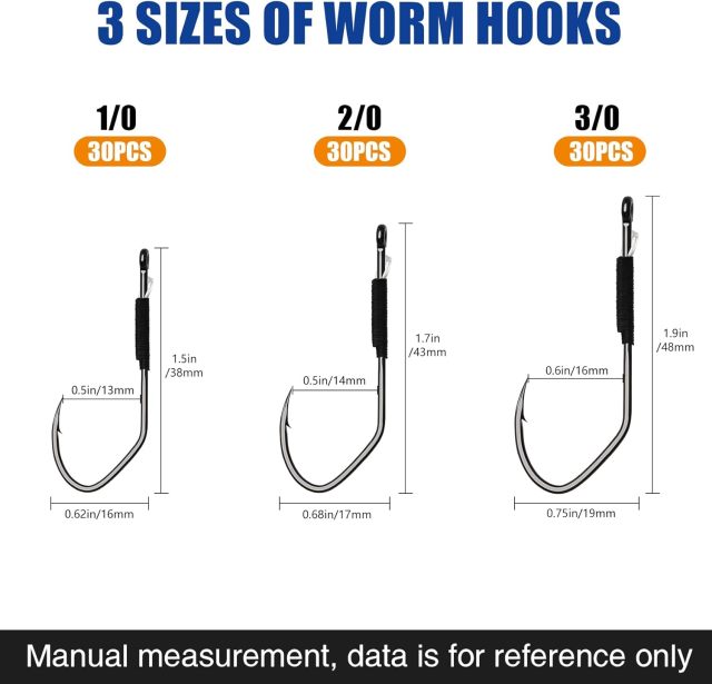 BTI-06D-002 V Worm Hooks
