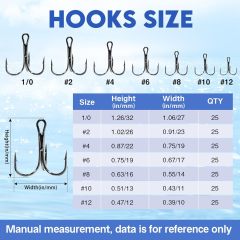 BTI-06C-3551 Treble Hooks