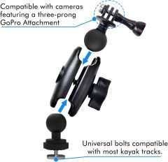 BTI-14A-201 Universal Kayak Action Camera Mount