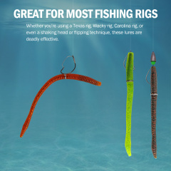 BTI-05D-RC079 Weighted Wacky Worm Fishing Lure