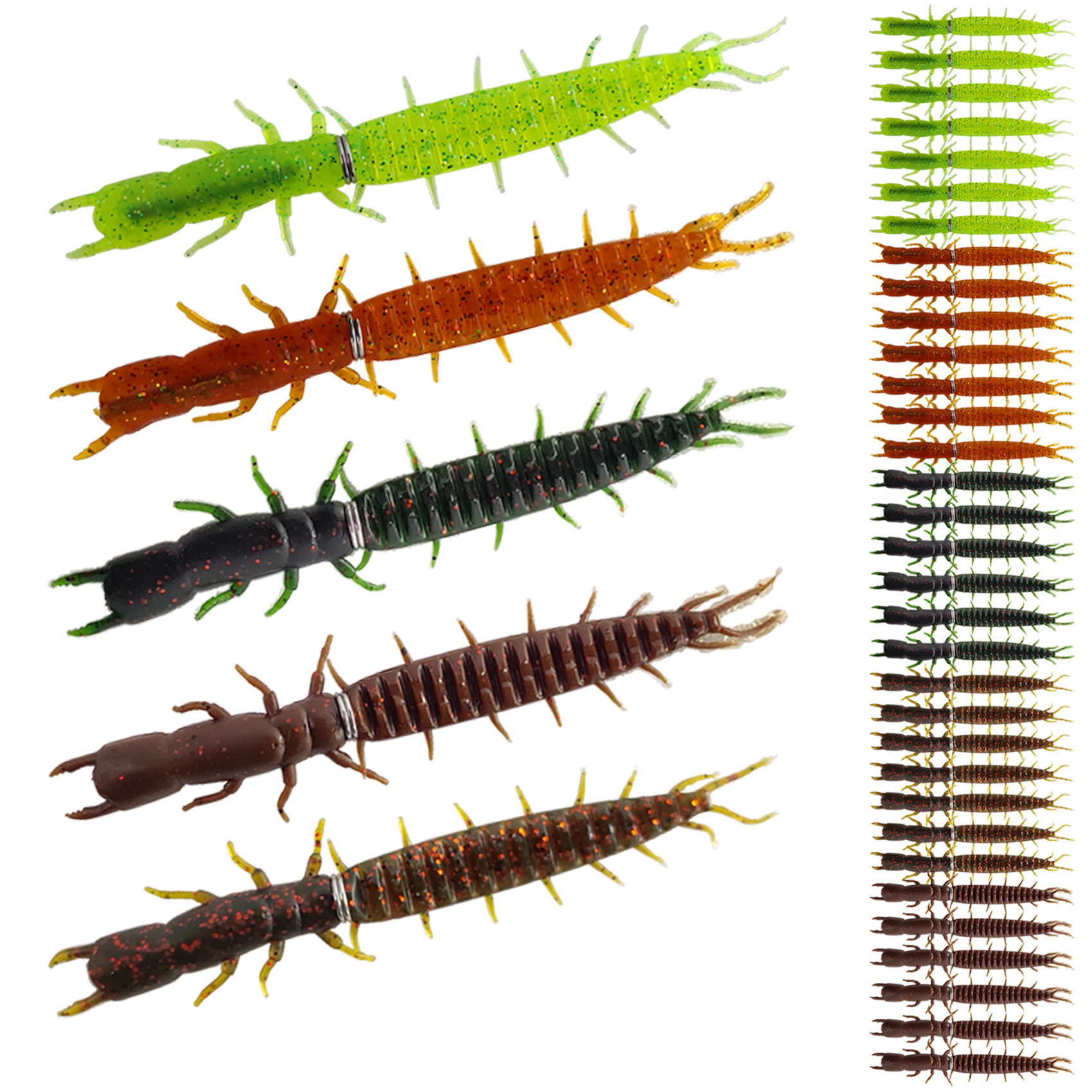 BTI-05D-RC078 Hellgrammite Ned Rig Fish Bait