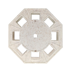 Environmentally friendly square plastic spool for fly line