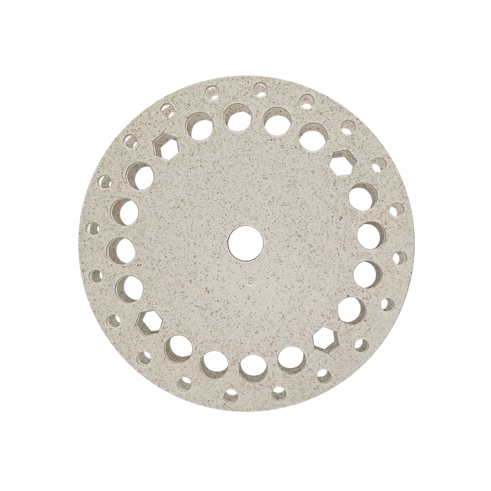 Environmentally friendly round plastic spool for fly line