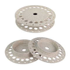 Environmentally friendly round plastic spool for fly line