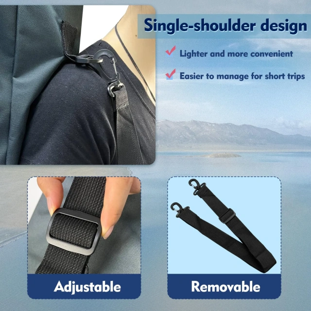 Foldable Waterproof Large Storage Rod Bag 81L & 108L