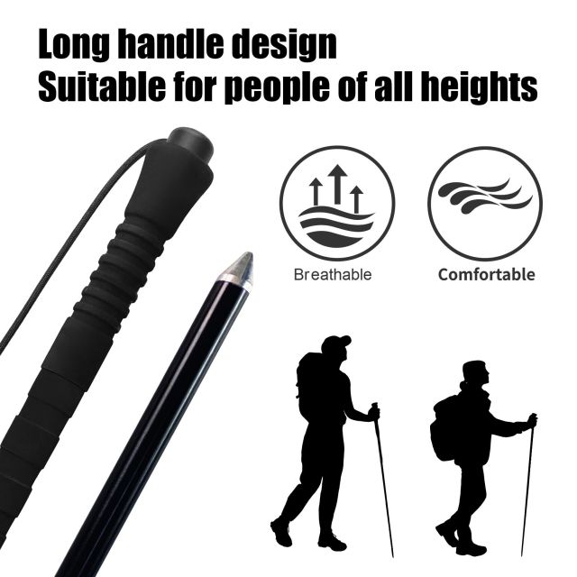 BTI-09E-095 Long Handle Wading Staff with Lock