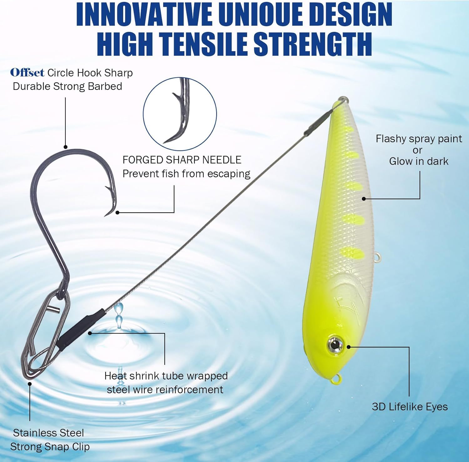 BTI-05B-066 Catfish Float Rig With Fishing Wire