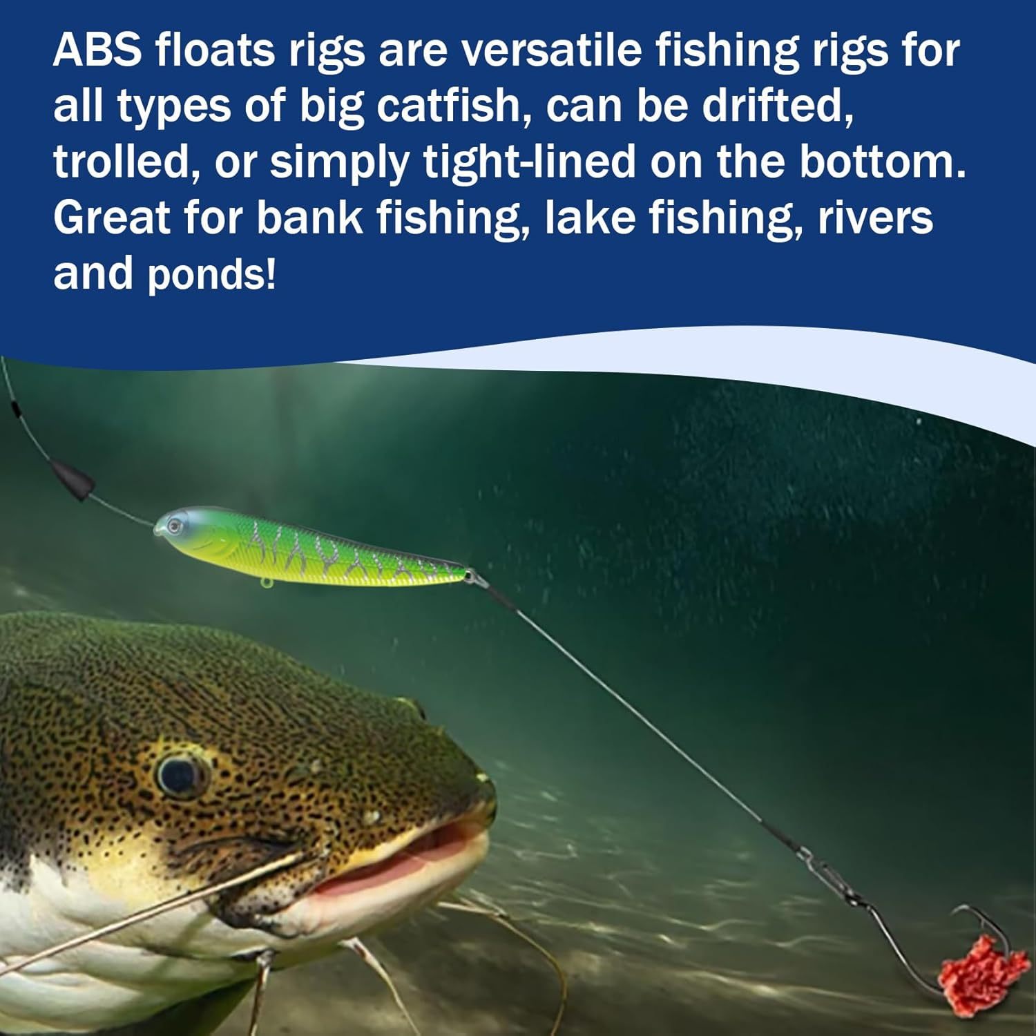 BTI-05B-066 Catfish Float Rig With Fishing Wire