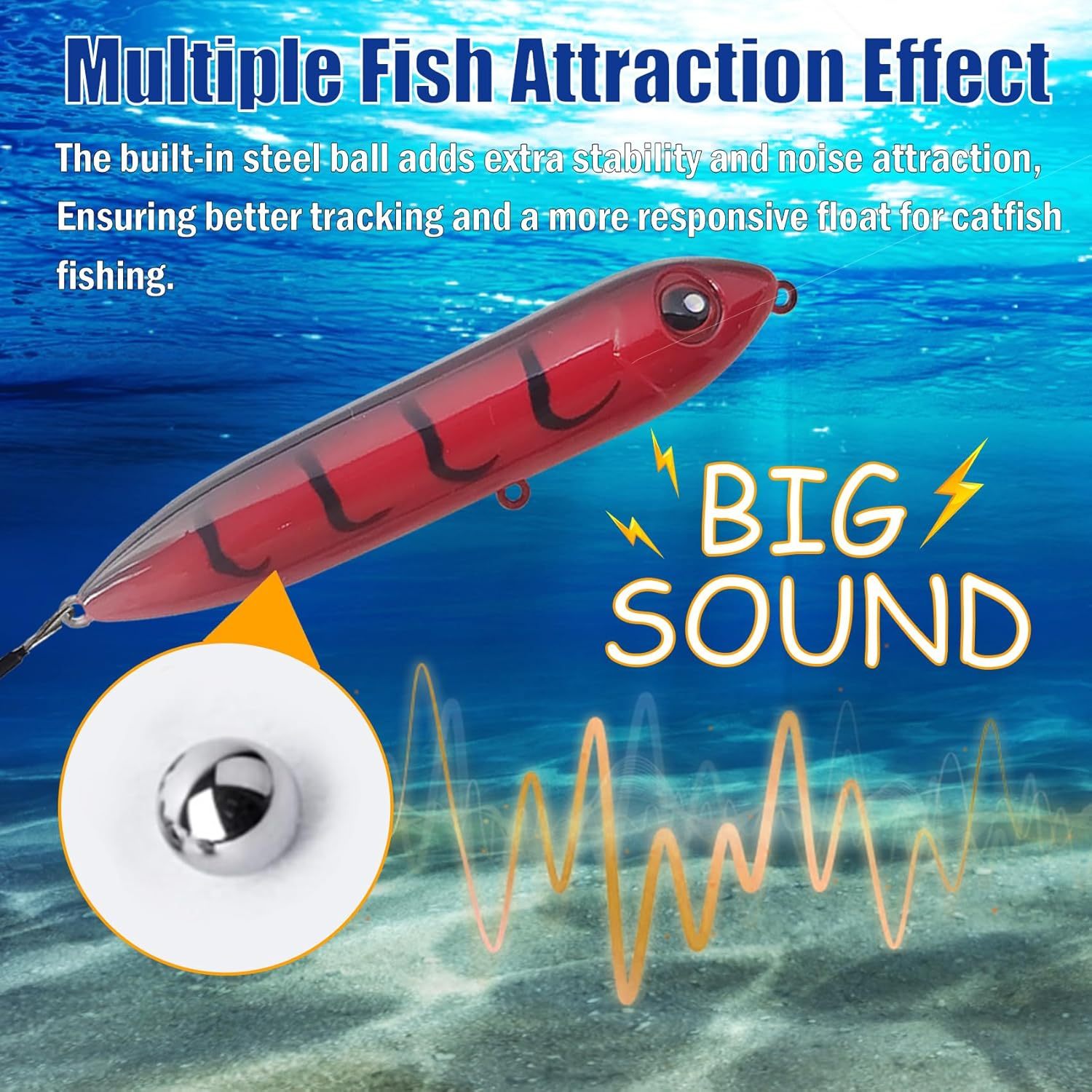 BTI-05B-066 Catfish Float Rig With Fishing Wire
