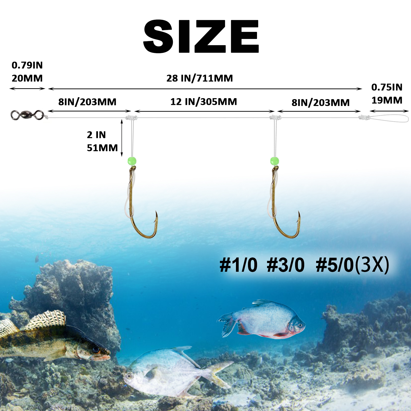 BTI-05B-065 Saltwater Fishing Rigs