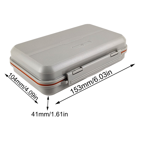 BTI-09A-G039X 4-Layer Foam Swing Leaf Thread Waterproof Fly Fishing Box