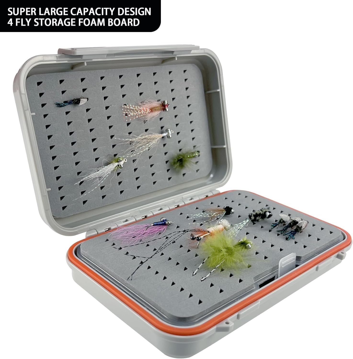 BTI-09A-G039X 4-Layer Foam Swing Leaf Thread Waterproof Fly Fishing Box
