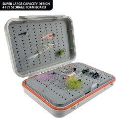 BTI-09A-G039X 4-Layer Foam Swing Leaf Thread Waterproof Fly Fishing Box