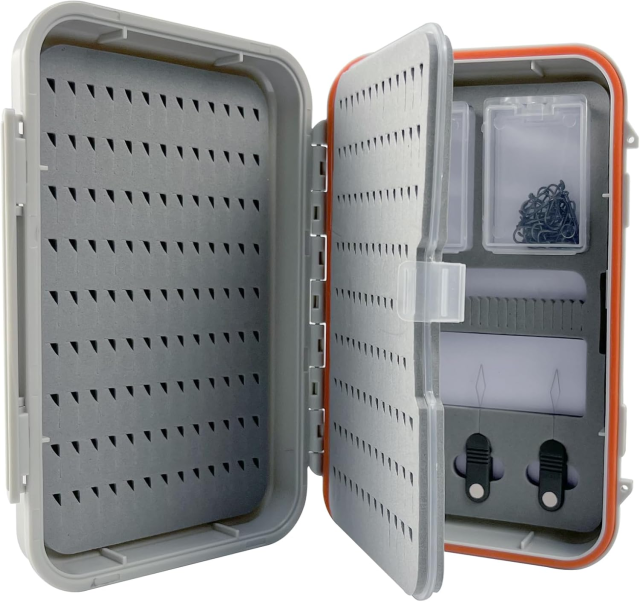 BTI-09A-G039X 4-Layer Foam Swing Leaf Thread Waterproof Fly Fishing Box
