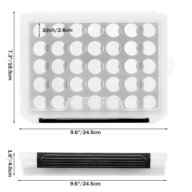 BTI-09C-2003 Fly Tyers Storage Box Can Hold 35 Coils Thread