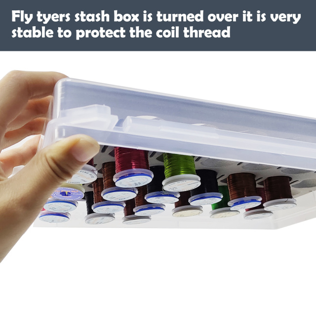 BTI-09C-2003 Fly Tyers Storage Box Can Hold 35 Coils Thread