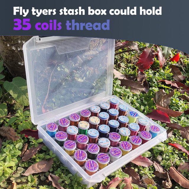 BTI-09C-2003 Fly Tyers Storage Box Can Hold 35 Coils Thread