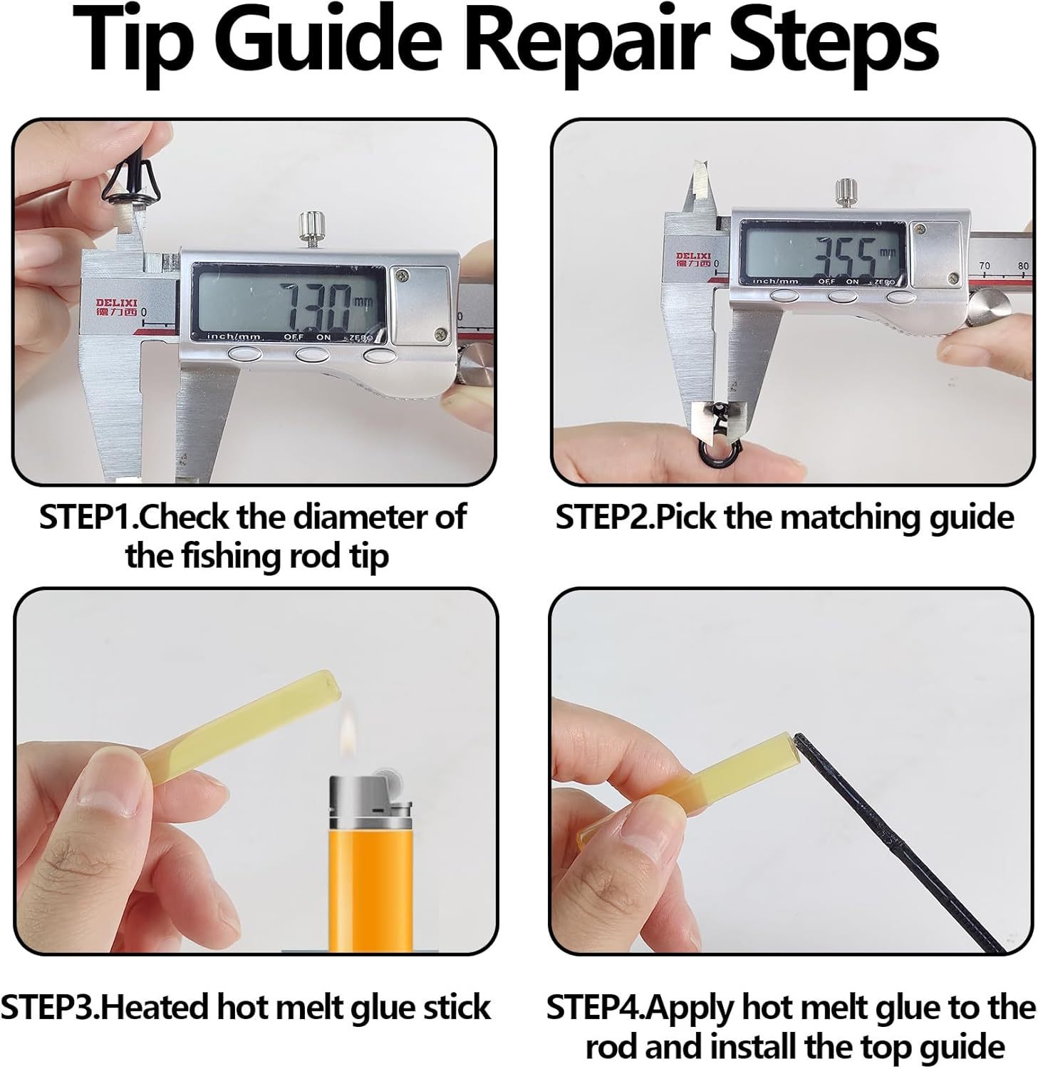 Fishing Rod Tip Repair Kit