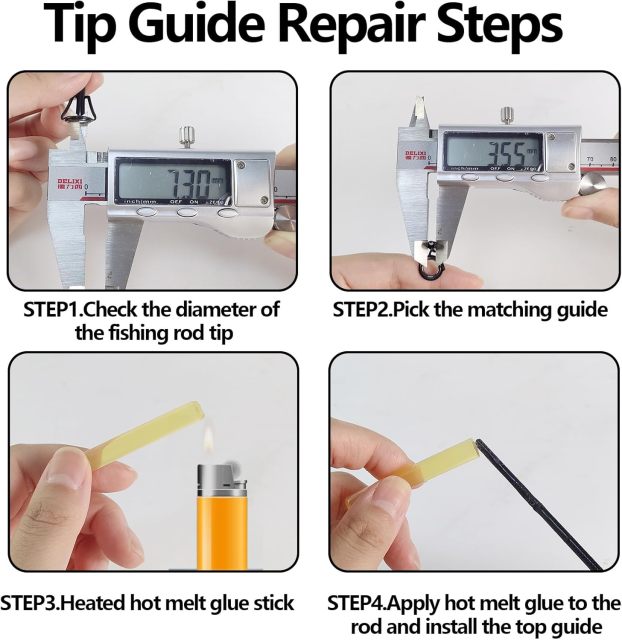 Fishing Rod Tip Repair Kit