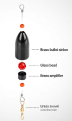 BTI-05I-1005 Copper Bullet Sinker