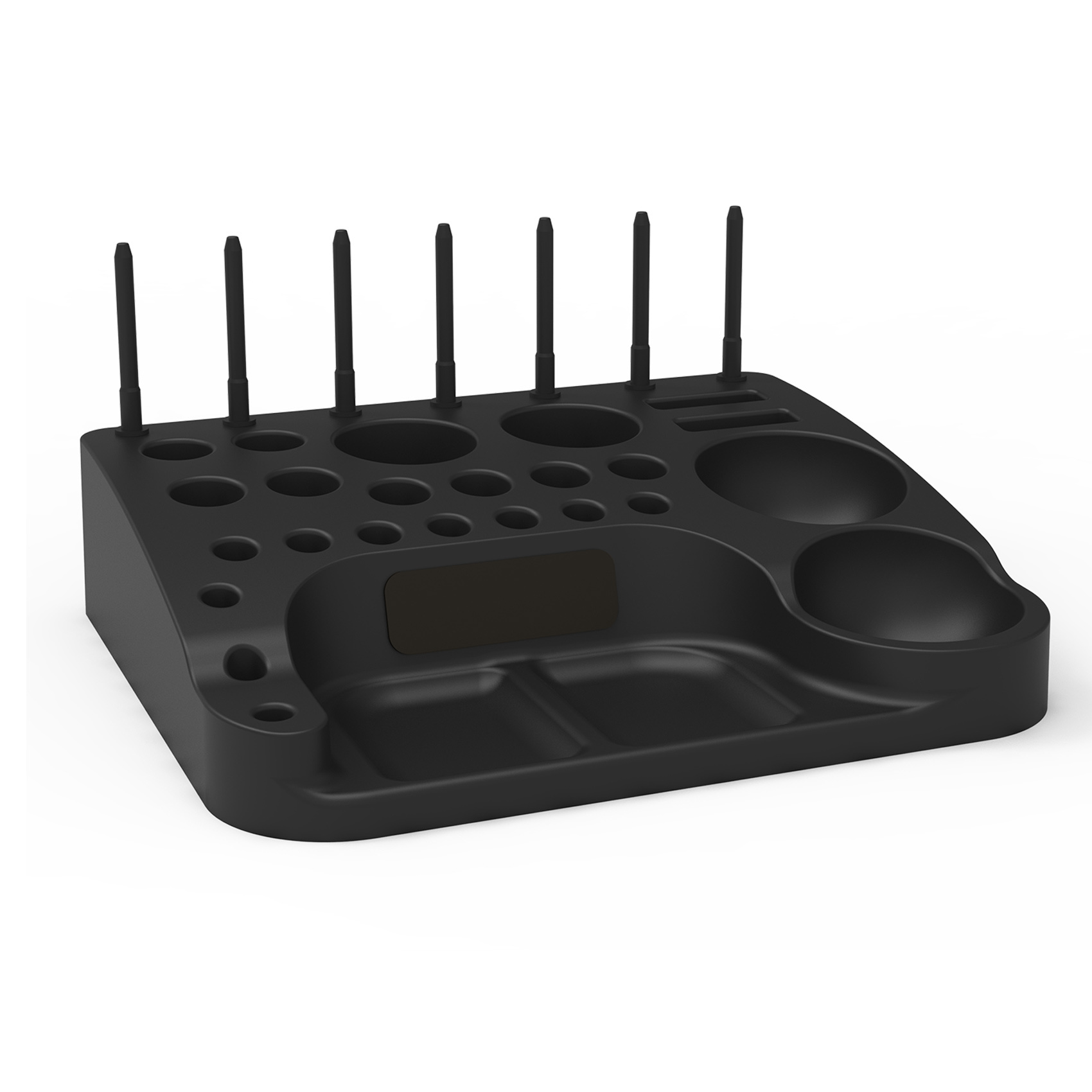 BTI-09E-6255 ABS Fly Tying Tool Caddy Desktop Organizer