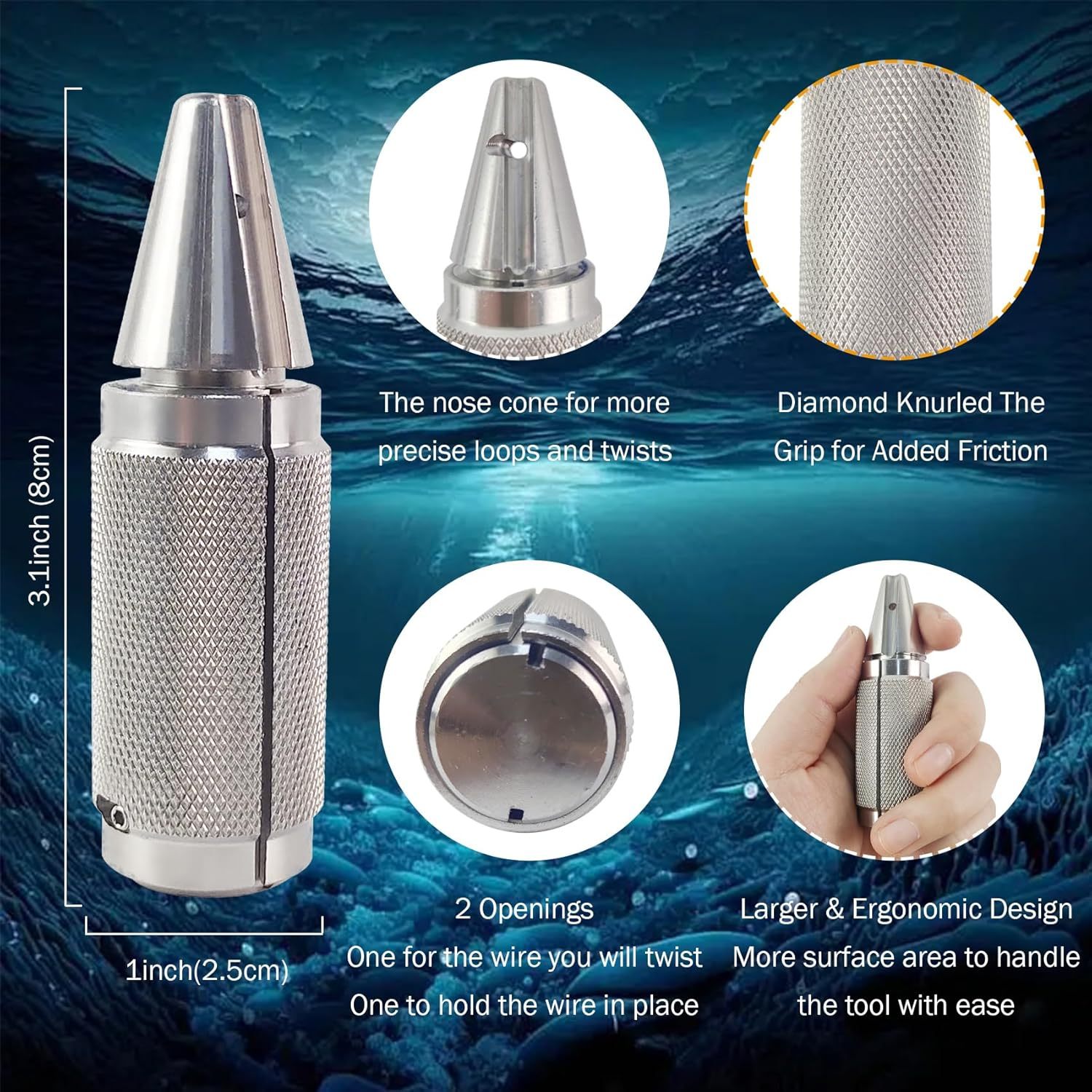 BTI-05H-002 Stainless Steel Twist Fishing Tool