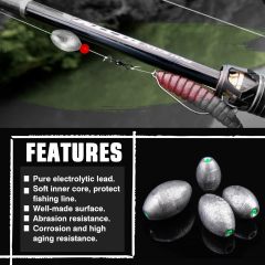 BTI-08B-405 Egg Lead sinker