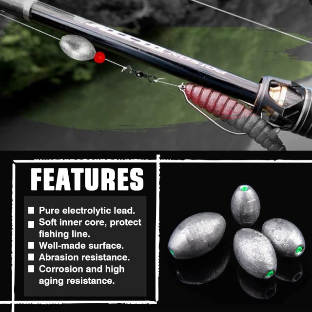 BTI-08B-405 Egg Lead sinker