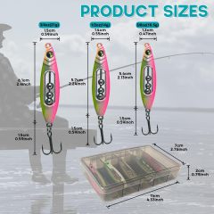 BTI-05E-001 Fishing Rattle Spoon