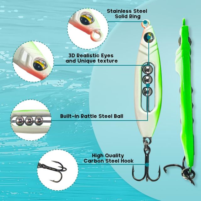 BTI-05E-001 Fishing Rattle Spoon