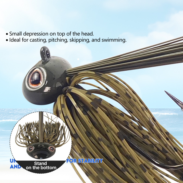 BTI-08B-404 Swim Jigs for Bass Fishing