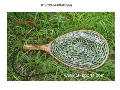 03G-MHRN003(M) Curve Handle Delicate Ghost Landing Net