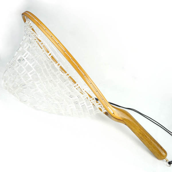 03G-MHRN003(M) Curve Handle Delicate Ghost Landing Net