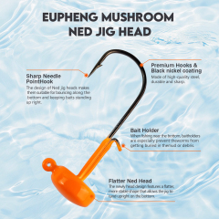 BTI-08B-406 Ned Rig Jig Heads