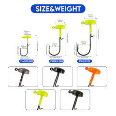 BTI-08B-406 Ned Rig Jig Heads
