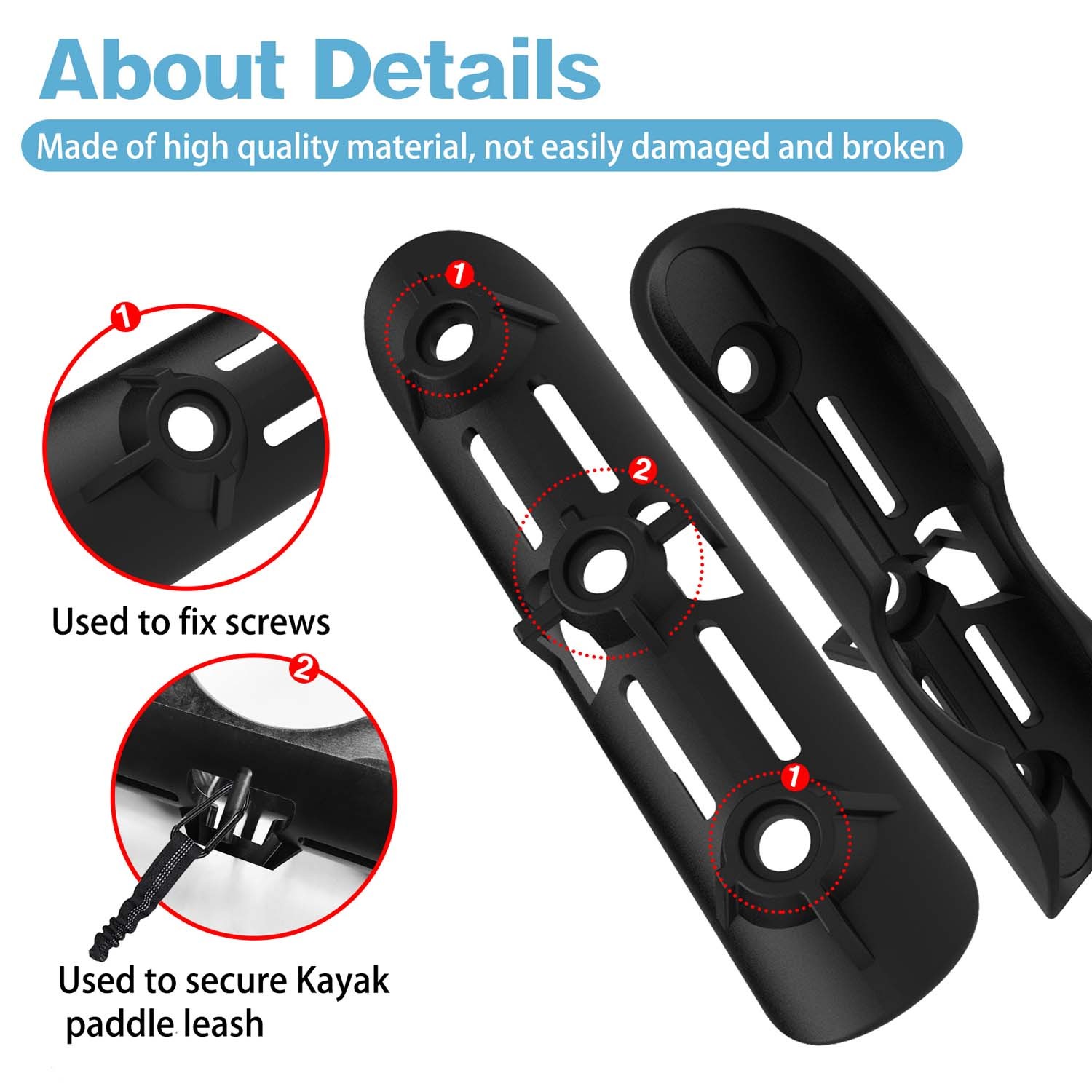 BTI-14A-1004 Kayak Paddle Holder Paddle Clip