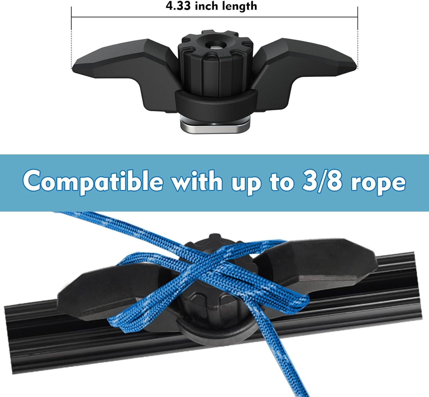 BTI-14A-1007 Nylon Kayak Line Cleat