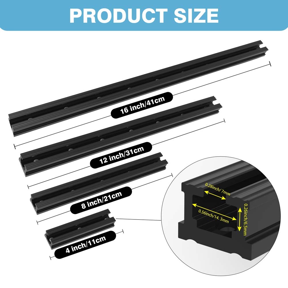 BTI-14A-3002 Kayak Mount Track