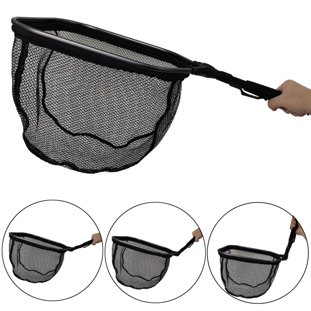 03B-FNT&FNF 360 Degree Adjustable Floating Fish Landing Net