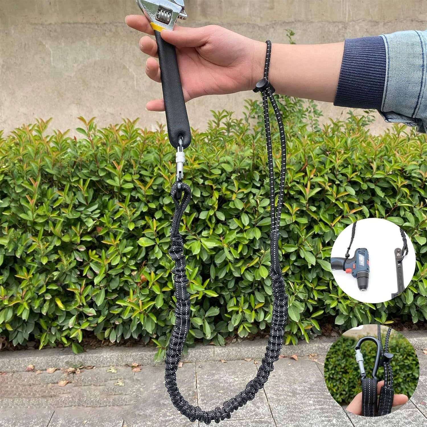 BTI-09E-2150 Safety Lanyard with Carabiner Hook