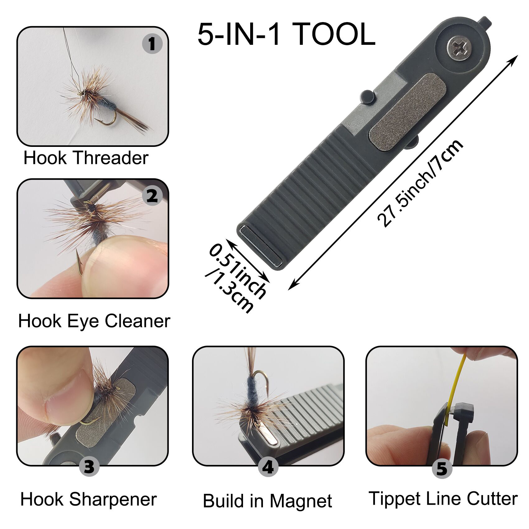 BTI-09E-1307 5-IN-1 Tippet Cutter