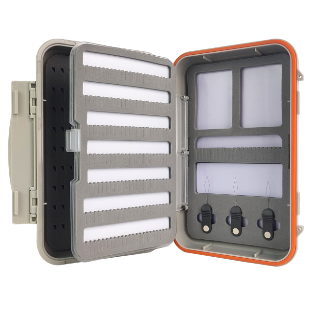 BTI-09A-G039X 4-Layer Foam Swing Leaf Thread Waterproof Fly Fishing Box