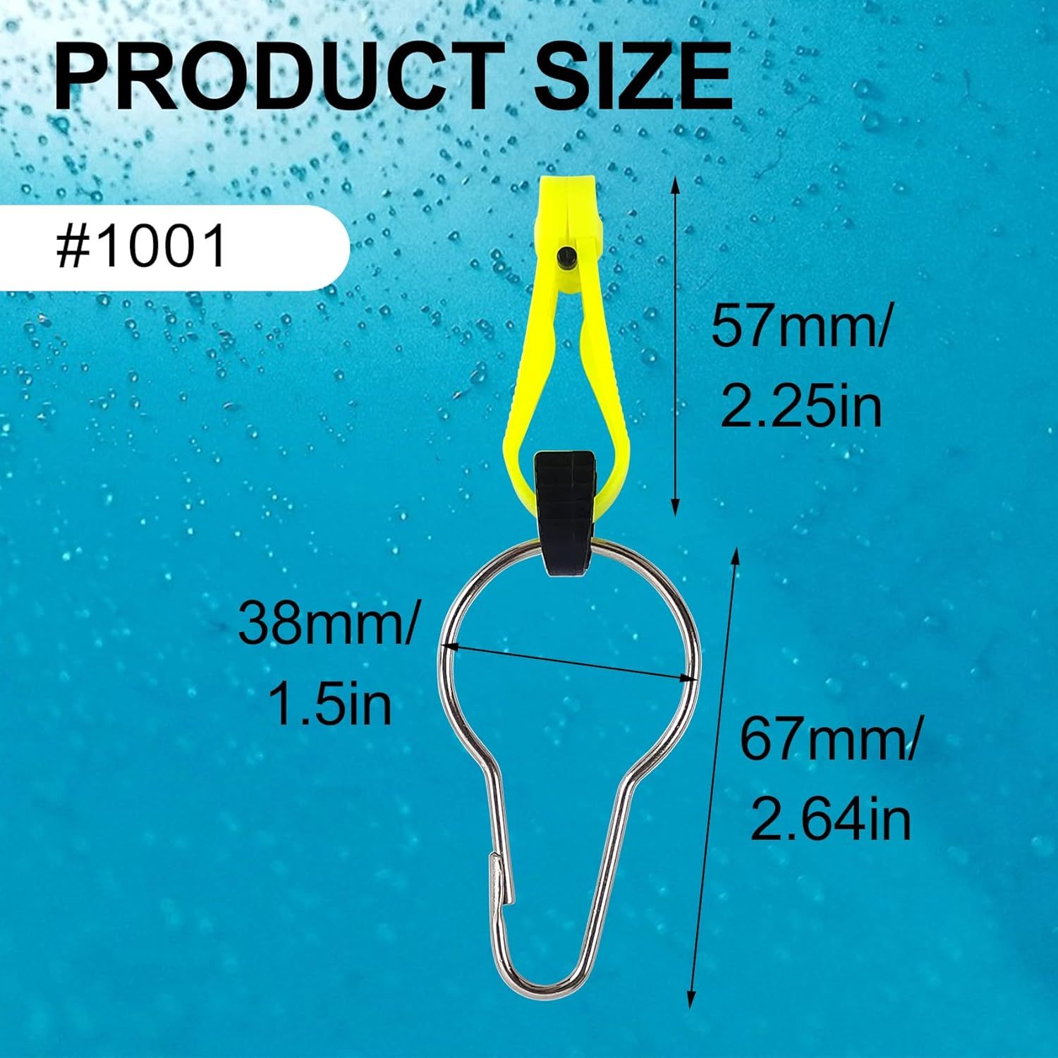BTI-12D-002 Downrigger Line Release Clips #1001