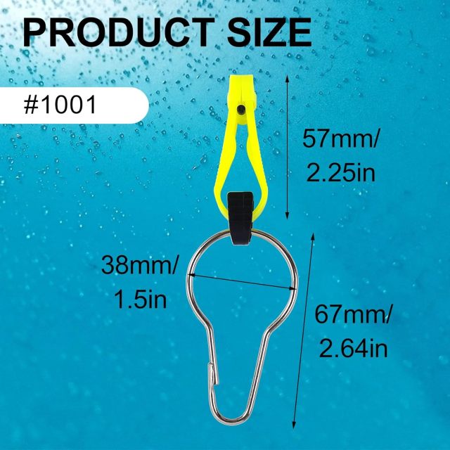 BTI-12D-002 Downrigger Line Release Clips #1001