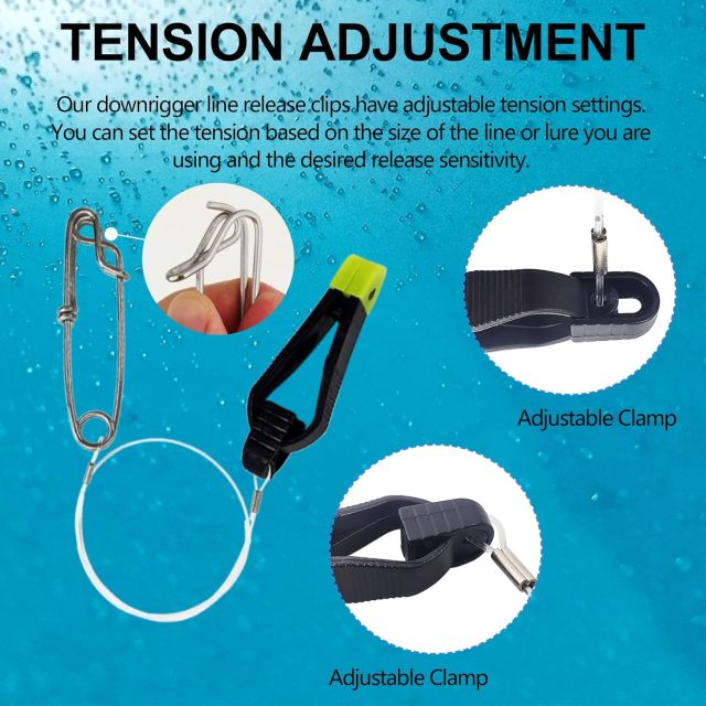 BTI-12D-004 Downrigger Line Release Clips #1013 and 1023