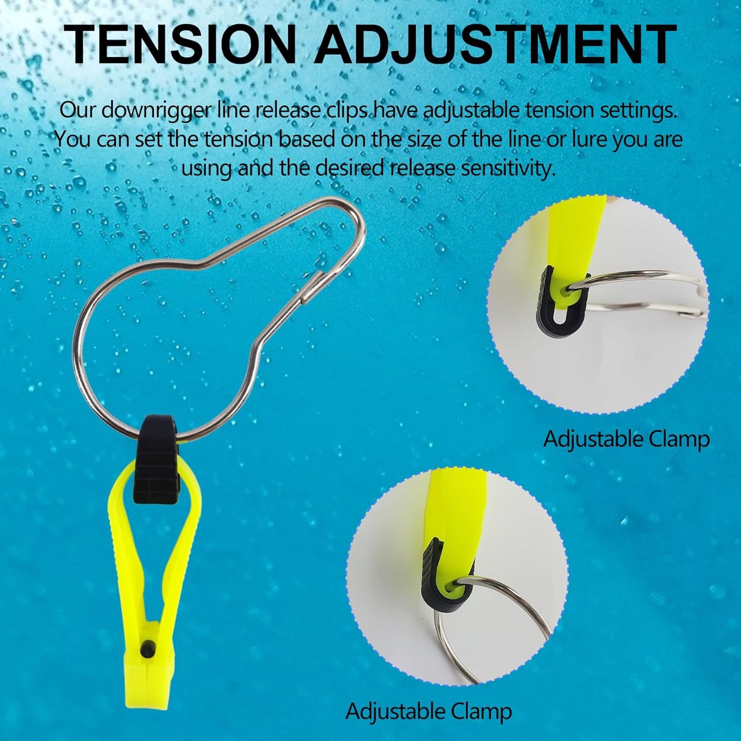 BTI-12D-002 Downrigger Line Release Clips #1001